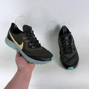 Nike Air Zoom Pegasus 36 Trail Athletic Sneakers Women's 8 Olive Green Lace-Up